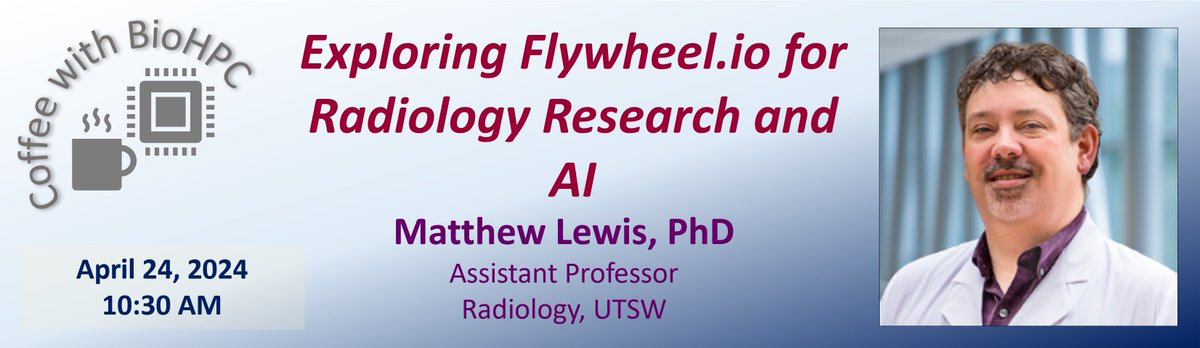 We're starting our Coffee session in 15 minutes!
events.utsouthwestern.edu/event/coffee-w…
ND11.218 (UTSW north campus) or access meeting link at event page above!
#ComputationalBiology #Flywheel #Bioinformatics #AI #MachineLearning #HighPerformanceComputing