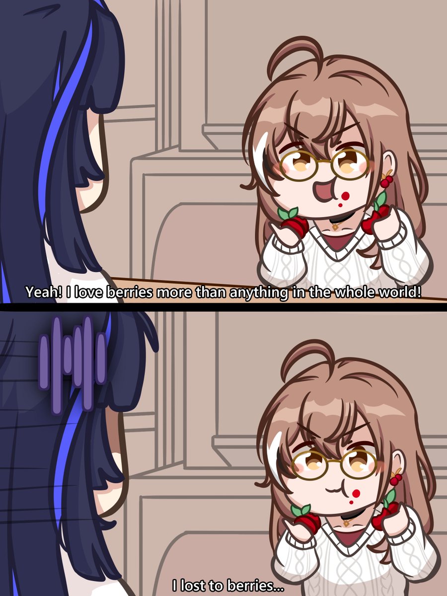 Lysunlovely_'s tweet image. Lost to berries... #kronillust #drawMEI #kronmei