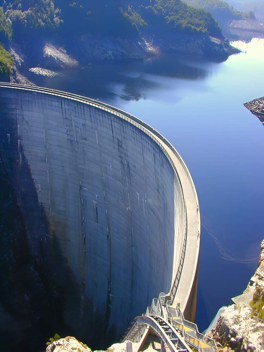 Presa Gordon en Australia, una impresionante obra de ingeniería.