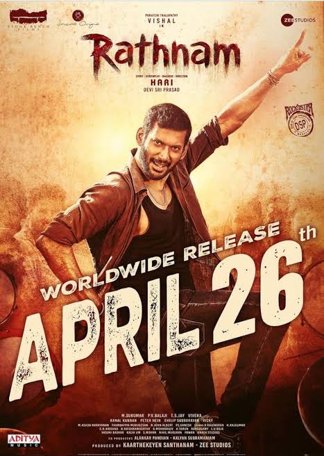 Rathnaatalkees's tweet photo. April 26th coming Friday actor Vishal in rathinam movie release on worldwide Pondy #Ratna talkies AC dolby atmos daily 4 shows get your tickets on #bookmyshow&amp;  ticketcounter...@VishalKOfficial https://t.co/rr97M9DbWn