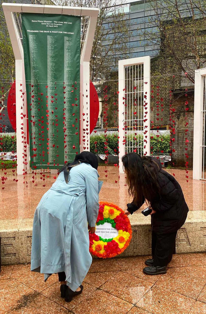 Today marks 11 years since the #RanaPlaza disaster in Bangladesh that killed at least 1,132 workers &amp; injured over 2,500.

It remains one of the worst industrial incidents on record.

I pay tribute to those seeking justice &amp; trade unionists organising in the garment industry. 🧵