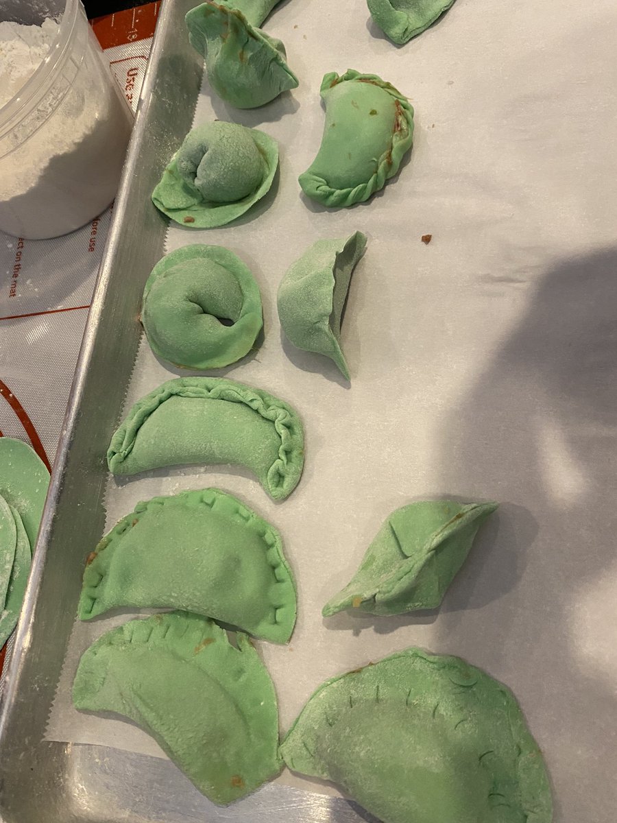 Ms_YuWang's tweet photo. Exciting morning with my Chinese scholars! 🥟 They got hands-on making dumplings and enjoyed every moment, from crafting to savoring. #CulturalFieldTrip #DeliciousLearning @ligonmiddle @ligonwl https://t.co/9TncFEcbTz