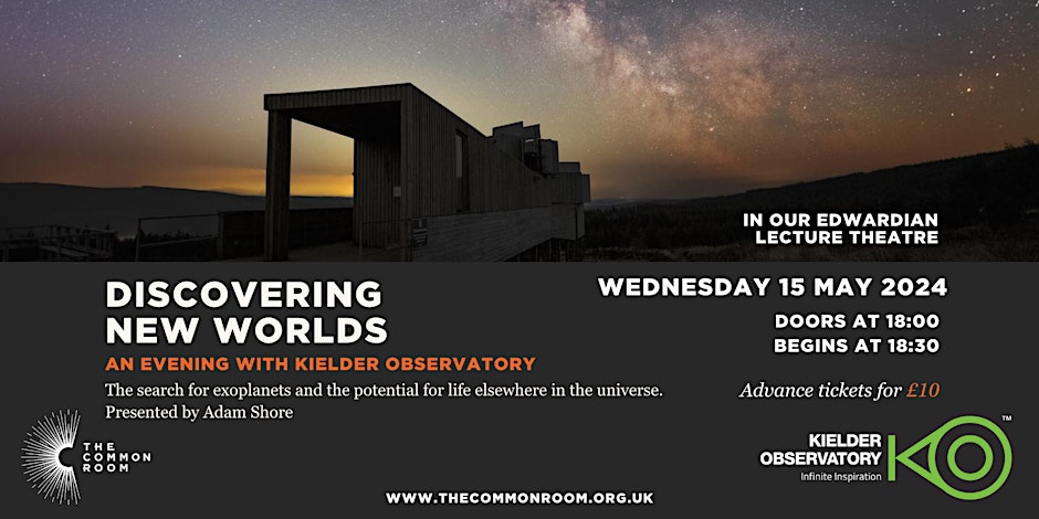 We're heading to @thecommonroomgn next month for a special event on Discovering New Worlds! Does life exist on other planets? How will we know? Join us for a fascinating evening as we try to answer some of these big questions! eventbrite.co.uk/e/discovering-…