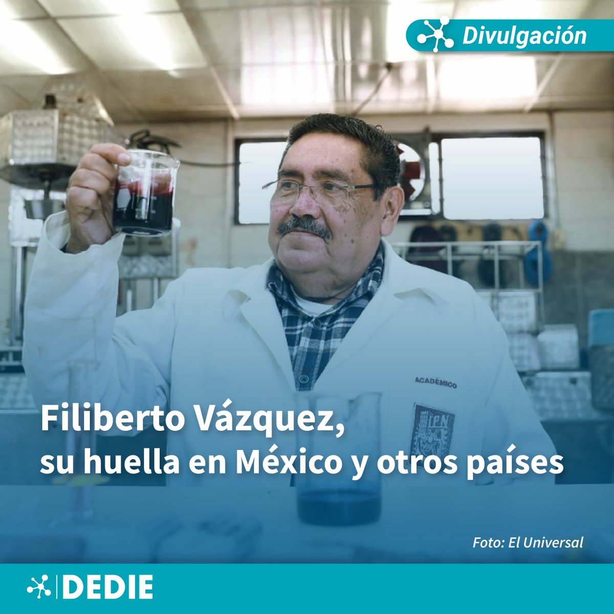 Filiberto Vázquez es el científico mexicano que desarrolló la tinta indeleble con la que es posible  evitar que alguien vote más de una vez. #Educaciónadistancia #Innovacióneducativa #divulgacióncientífica