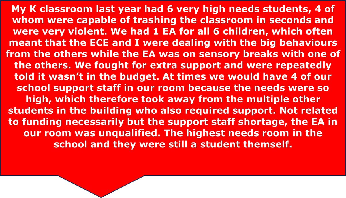 This is not what “record spending in Special Education” looks like @Sflecce! 

#OntarioStudentsAreWorthMore
#ClassroomRealities
#onted

Words from the classroom: