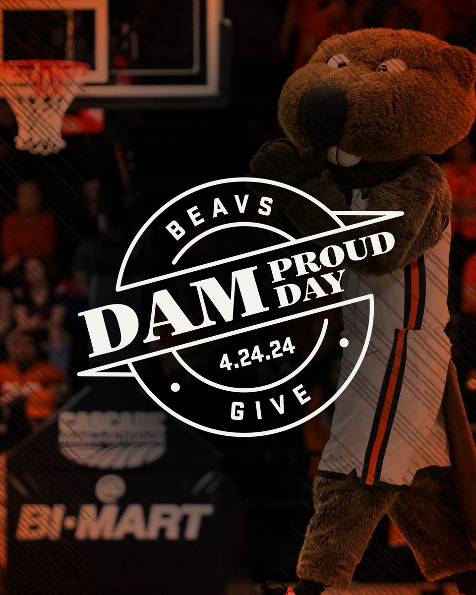 Time to rally for the Beavs. It's Dam Proud Day! More info » bit.ly/dpd_wbb #GoBeavs x #DamProudDay