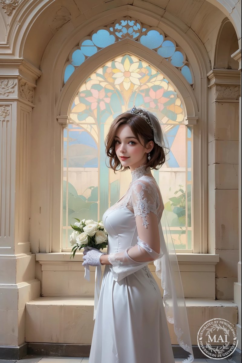 いい感じの花嫁さんができたのでどうぞ👰💒 #ウエディングドレス姿が見たい