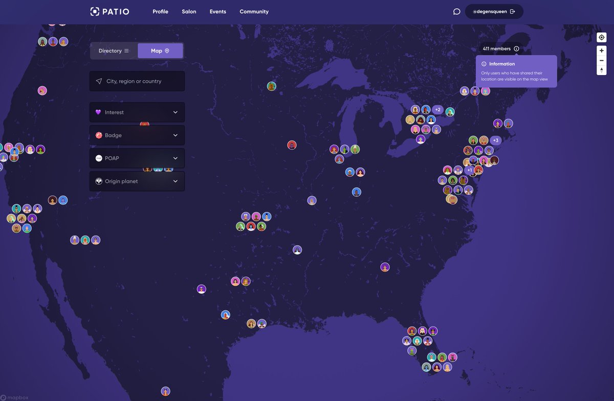 Not me using the newly launched @worldofwomennft location based map feature to find a holder local to me that I didn't know! This is SO cool. Bullish.