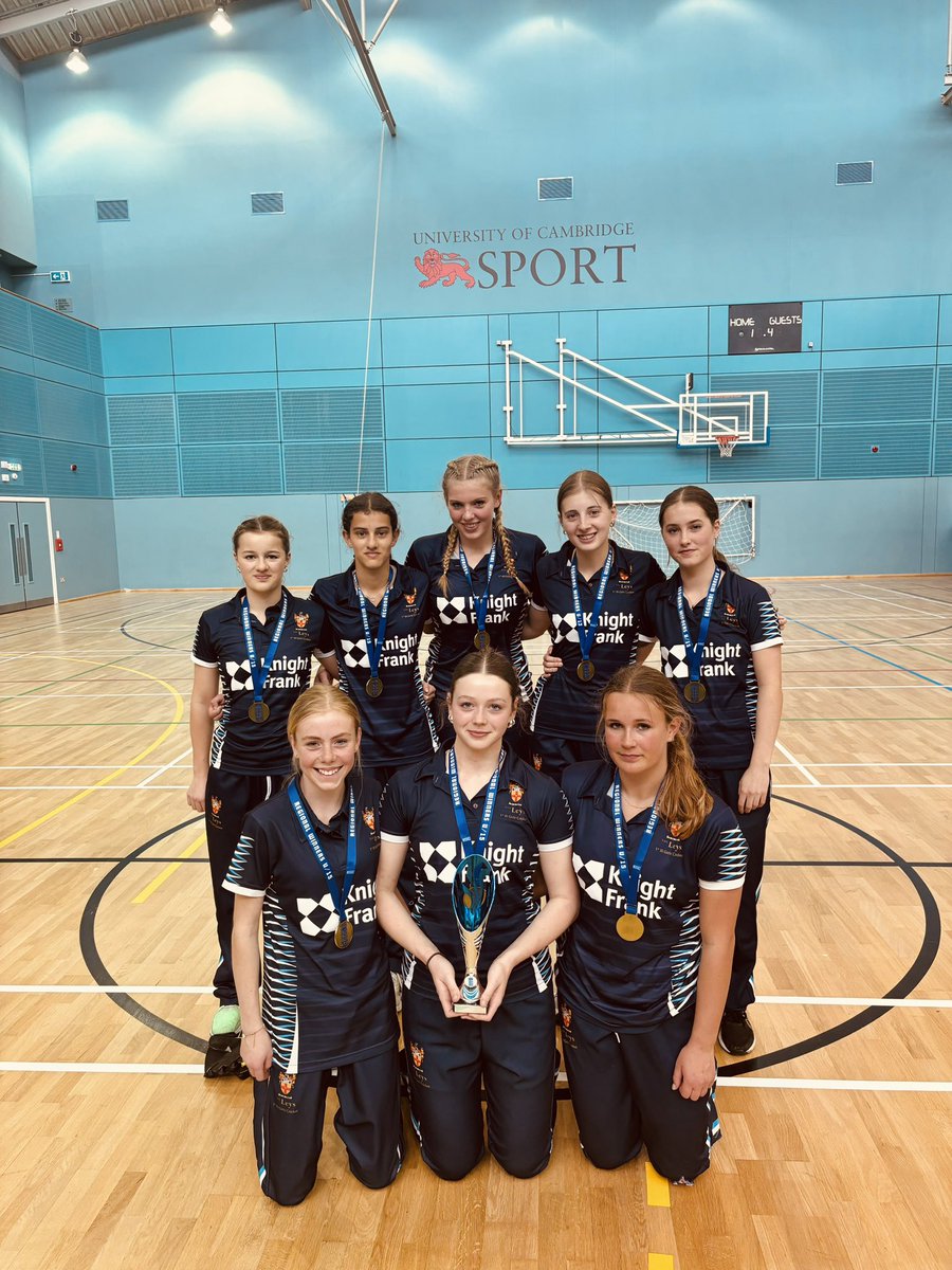 LeysSport's tweet photo. Cricket - The U15 Girls played in the National Lady Taverners East Regional Finals today. East Region Champions! Finals Day at Lords next ๐ #last8 @Cambs_CB https://t.co/cpux4JJMKN