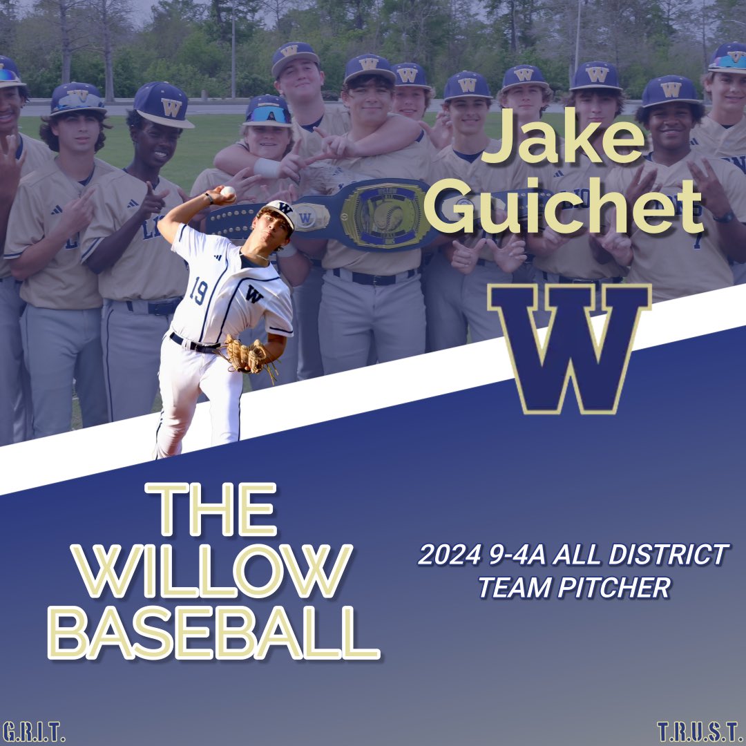 Willow_Baseball's tweet photo. Another congratulations to 3 more lions that are members of the 2024 District 9-4A All District team.
#COMMITMENToverGoaL https://t.co/humv8yepR6
