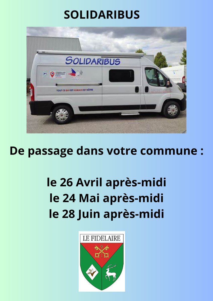 LevavasseurK's tweet photo. Passage du #Solidaribus❗️

Le @SecoursPop de l'Eure vient à la rencontre des habitants à l’aide d’un bus. En toute intimité à l'intérieur, exprimez vos difficultés en matière de santé, droits sociaux ou encore besoins  en produits alimentaires. Il sera dans la commune du Fidelaire prochainement. 
Tous #solidaires contre la #précarité et la #pauvreté 👊