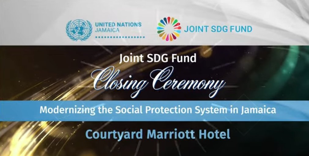 Join us for a momentous occasion as we celebrate the successful conclusion of the @UN Joint SDG Fund programme in 🇯🇲Jamaica on modernising the #SocialProtection system. 🔴Watch it live now: youtube.com/watch?v=UkJWlV…