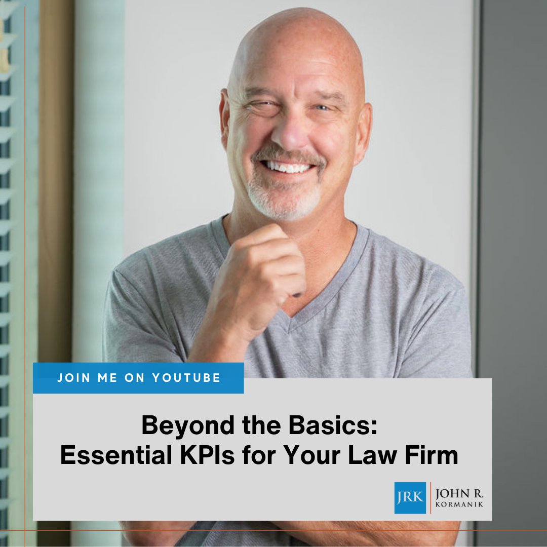Whether you're already tracking some KPIs or looking to optimize your approach, this session has something valuable for you.

Watch Here: youtu.be/O4Fwi8zYrpQ?si… 

#lawfirmmanagement #LawFirmKPIs