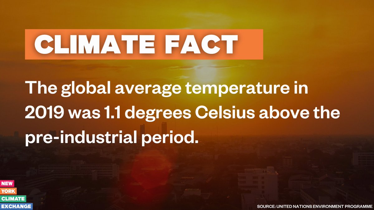 🌍 #ClimateFact: The global average temperature in 2019 was 1.1 degrees Celsius above the pre-industrial period. unep.org/facts-about-cl…