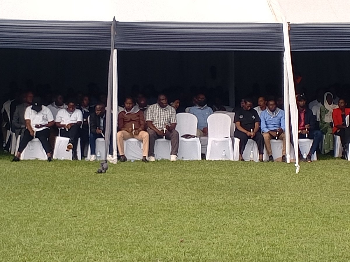 Now, @PSF_Rwanda are gathering in the Garden of Memory( third part of Nyanza Memorial Site) for the 30th commemoration @CityofKigali @Unity_MemoryRw