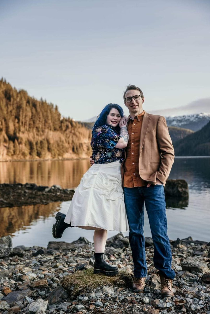 Mollymauk shirt paired really well with my wedding dress when I wore it for a 10-year anniversary shoot with my husband last year!  #CritterFashions