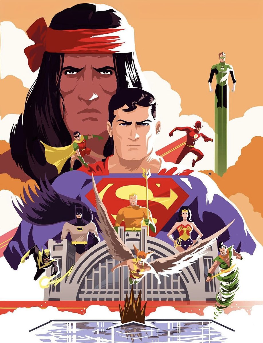 BatmanNotes's tweet photo. Fantastic Super Friends Poster
Artwork by Tony Dela Cruz
#Batman #Superman #WonderWoman #Aquaman #TheFlash #GreenLantern #Hawkman #ApacheChief #BlackVulcan #Samurai #JusticeLeague https://t.co/PKKZRmVnhp