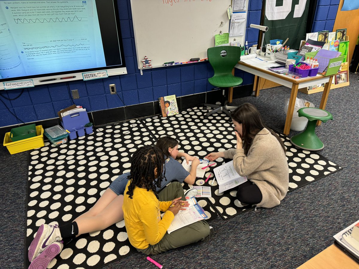 Sometimes teachers just need to get comfortable and down on the level of their students to connect in meaningful ways. I loved visiting Ms. Mittelstaedt’s class to see her working with our kiddos on the carpet! #NoviPride