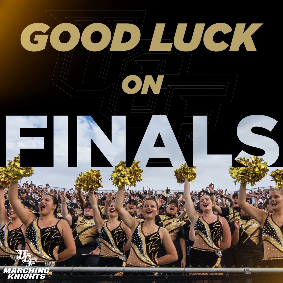 Good luck on finals, Knights ⚔️ 📚