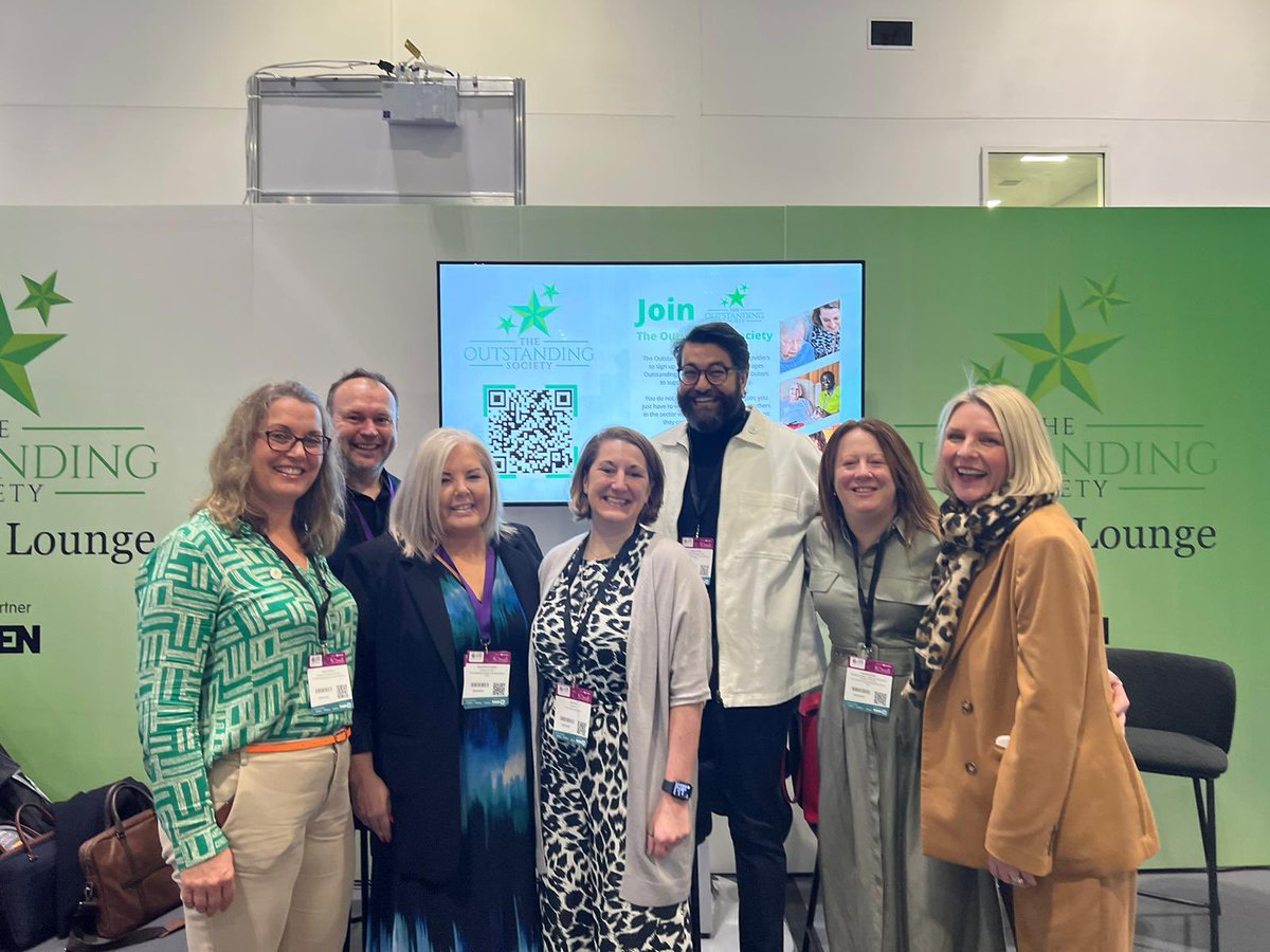 From all of the Outstanding Society Directors, Zoe, Sanjay, Ruth, James, Samantha, Caroline, and. Lara we want to thank all of you who joined us in the Learning Lounge whether it was listening or speaking. We couldn’t do what we do without you all. #thankyou #careshow #day1done