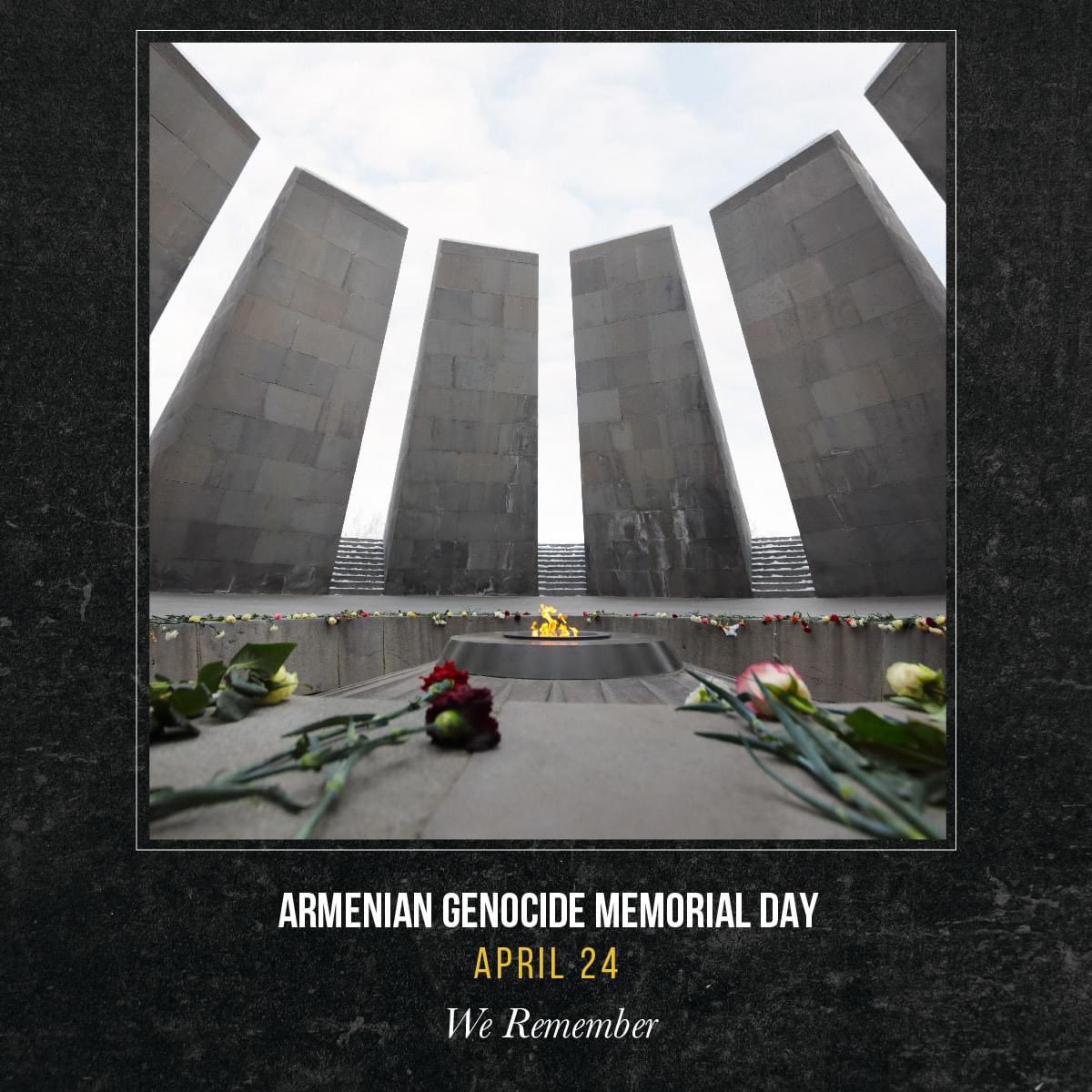 On this Armenian Genocide Memorial Day, we pay tribute to the 1.5 million who unjustly suffered and lost their lives. Let us honour the memory of victims, survivors and their descendants by promoting peace and justice — ensuring that such atrocities never happen again.