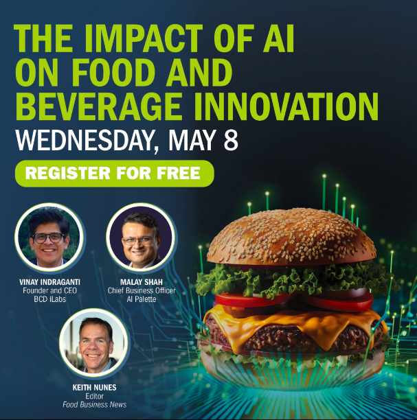 #FoodTech @bcdilabs is thrilled to announce participation in the Trends and Innovations webinar, where Founder and CEO, @VinayIndraganti and CoFounder @aiforfood , alongside #MalayShah, will discuss the transformative impact of AI in the food industry! #AIForFood Join to