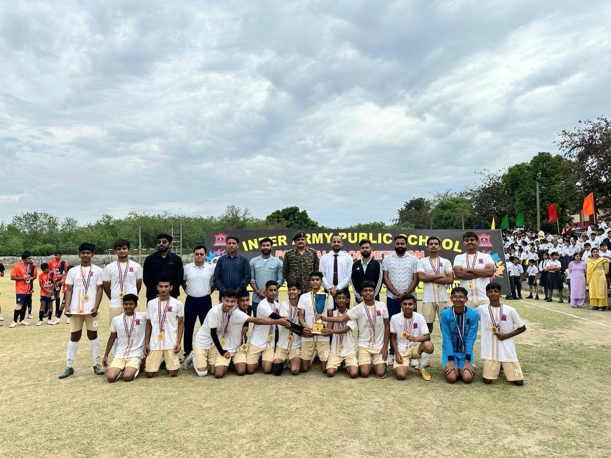 #ExcellenceInSports Congratulations to #APS #Kandrori and #APS #Yol for winning the Inter APS Football Championship Cluster II for boys and girls respectively, held at APS #Mamun. Salute to your amazing display of sportsmanship and team work!! #NashakNavtara @adgpi