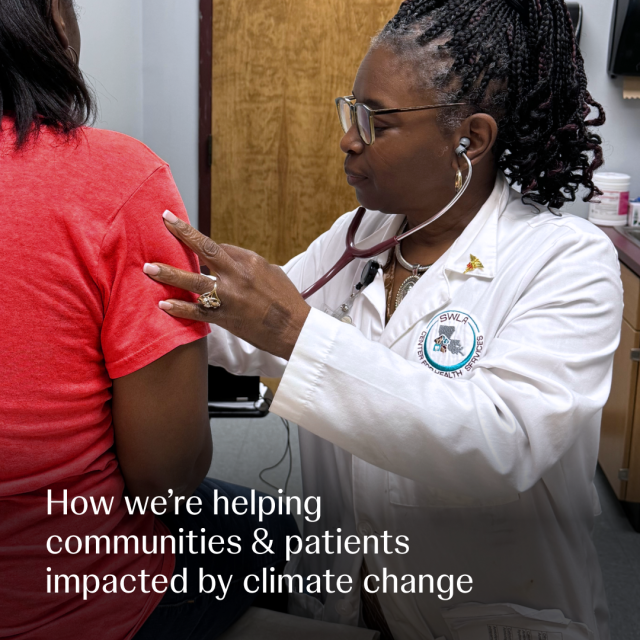 Proud to see how #JNJ is providing community health clinics with resources they need to support patients who are vulnerable to the impacts of climate change. #MyCompany bit.ly/3xRafAk