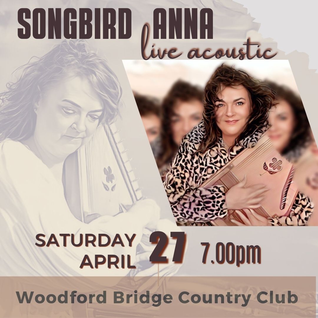 I will be doing a LIVE IN NORTH DEVON Gig on 27TH APRIL @ Woodford Bridge Country Club 7.00pm-9.00pm