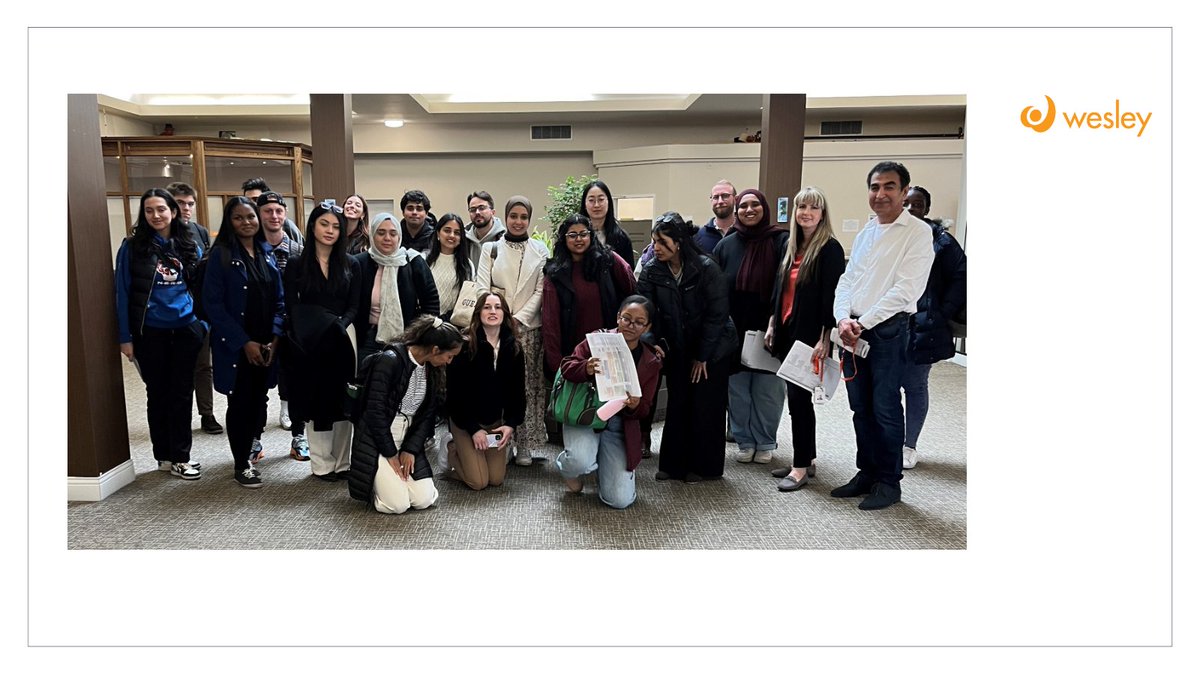 Yesterday we were thrilled to host students from @mcmasteru's MSc Global Health program as part of their Learning Symposium, to show them how we help our clients. Thanks for visiting, @machealthsci! #globalhealth #healthforall #giveback #weareWesley