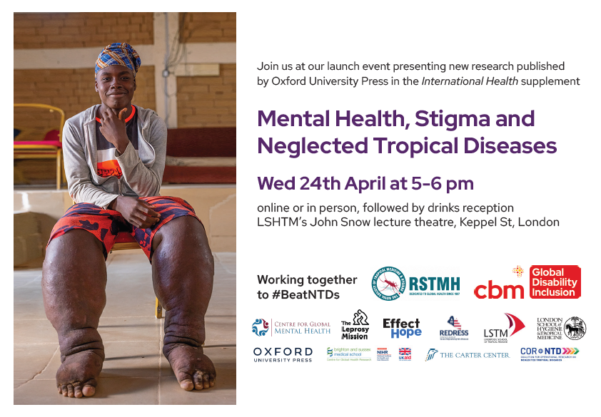 Today we’re celebrating the release of a special supplement on in the International Health journal by @RSTMH, in partnership with @LSTMnews and others. Our programs REDRESS & Peace of Mind are a part of this vital research. lshtm.ac.uk/newsevents/eve… #BeatNTDs