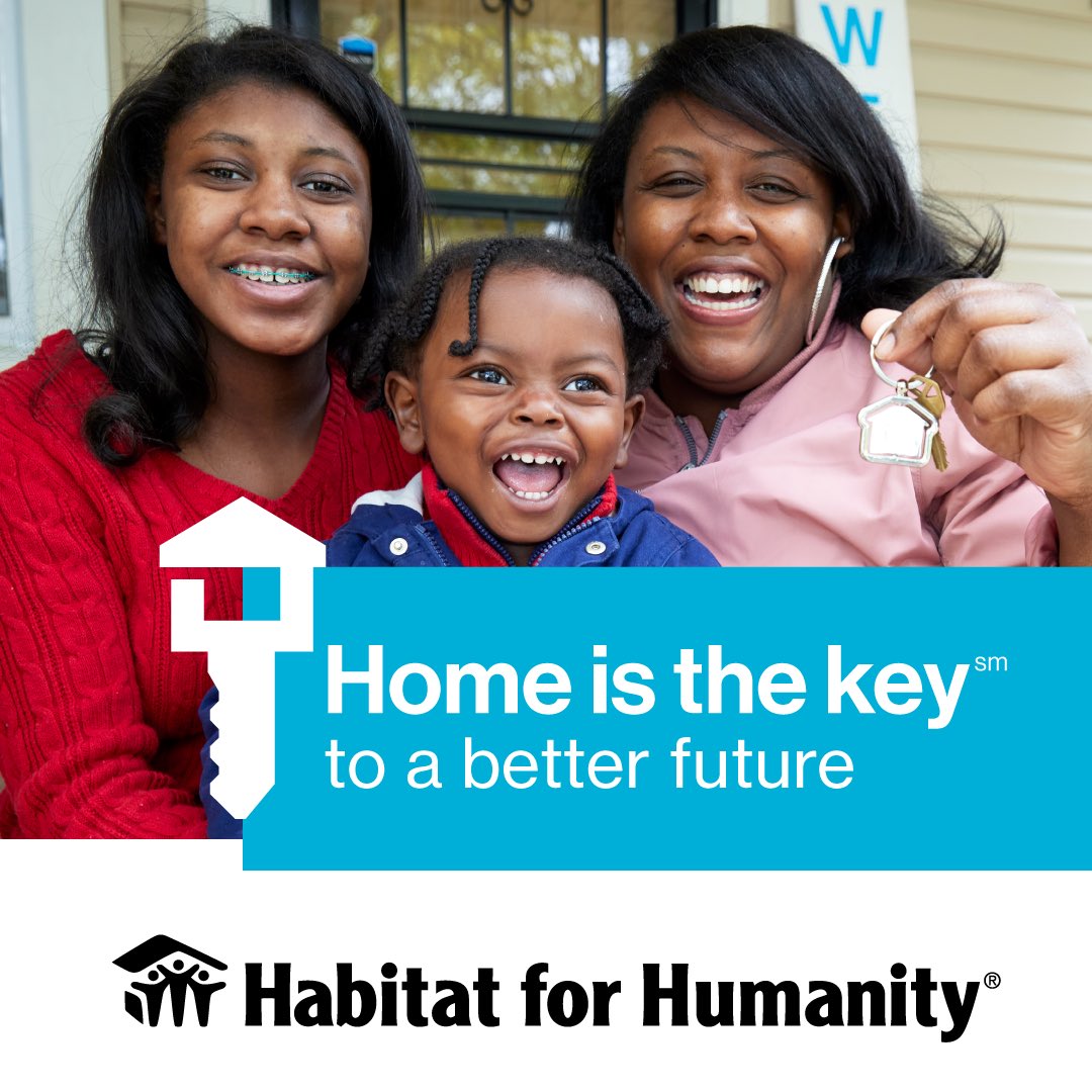 Our #HomeIsTheKey campaign reminds us that when homeownership is accessible to everyone, we all benefit. Through building affordable homes, #DallasHabitat makes access to homeownership more equitable via @AtHomeStores , @astoundconnects , @carrier , @GiftCards_com  & @loanDepot