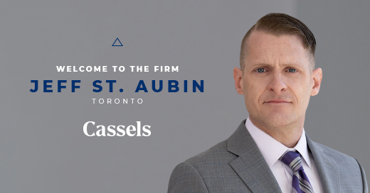 Please join us in welcoming our newest partner in the Construction Law Group at Cassels, Jeff St. Aubin! Learn more. cassels.com/our_team/jeff-…