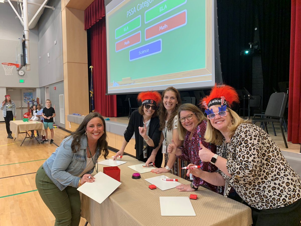 DrAaronRoberts1's tweet photo. Good luck to all students who are taking the PSSA's the next two weeks. On Monday we held an awesome school PEP rally! Special thanks to Mrs. Pashley, Ms. Stephens, &amp; Ms. Szkaradnik for planning and preparing the Pep Rally! It was amazing and fun! @Methacton @szkaradsquad https://t.co/X7FFIeiJ4q