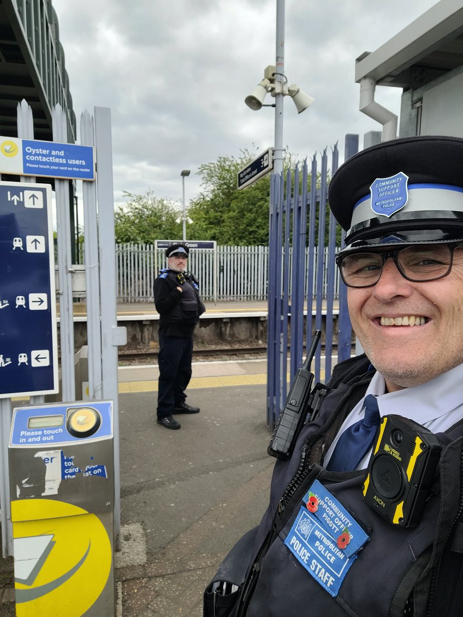 Patrols in and around the train station #SladeGreen #Community