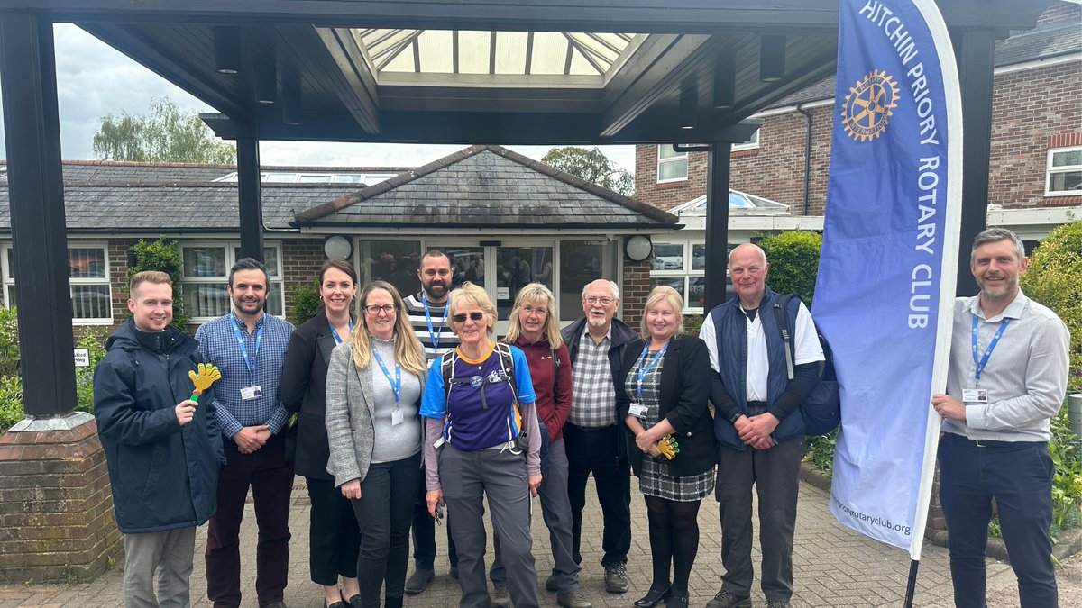 Huge congratulations to Gabriela who today celebrated the 40th anniversary of Rotary Club of Hitchin Priory by completing a 40km walk in aid of the Hospice! Please join us in celebrating Gabriela. To donate, please head directly to the club’s website: buff.ly/4aPmg7X