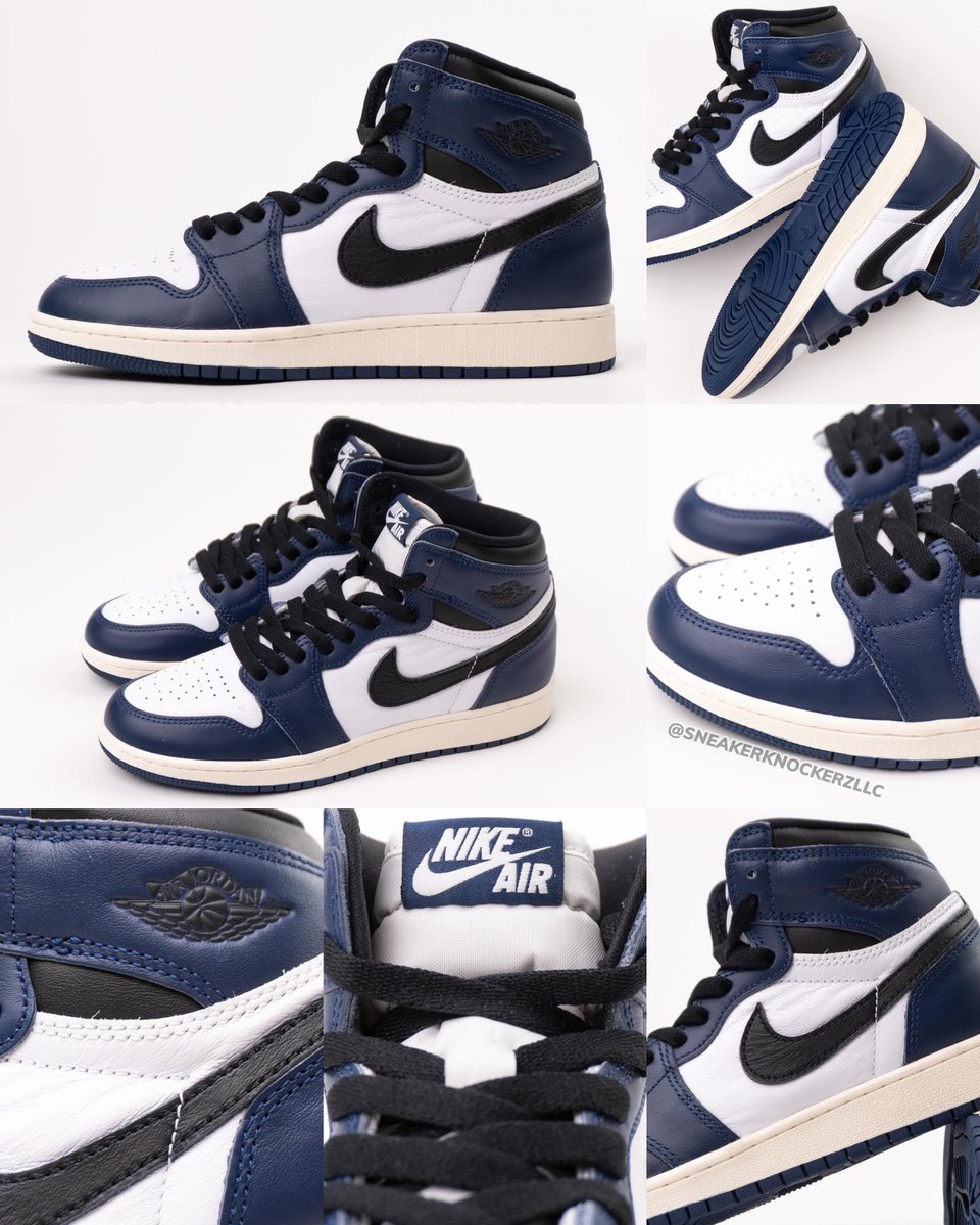 FIRST LOOK at the 2024 “Midnight Navy” Air Jordan 1 High OG 🌊
Releasing on September 14th. 

(GS size pictured)