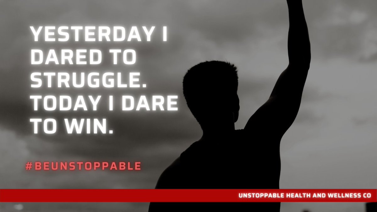 Yesterday I dared to struggle, today I dare to win.

#beunstoppable #beinspired #myunstoppable #inspirationalquotes #selfmotivation #cbdwellness #livefit