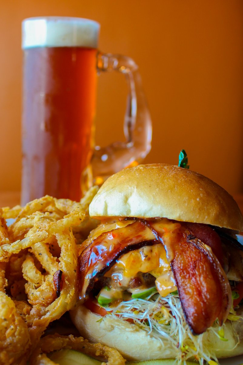 KaladisBistro's tweet photo. Dive into bliss with a refreshing ice-cold beer and sink your teeth into our big, juicy burger! It's the perfect combination for those who appreciate the finer things in life. 🍔🍺 https://t.co/oghMQnESvQ