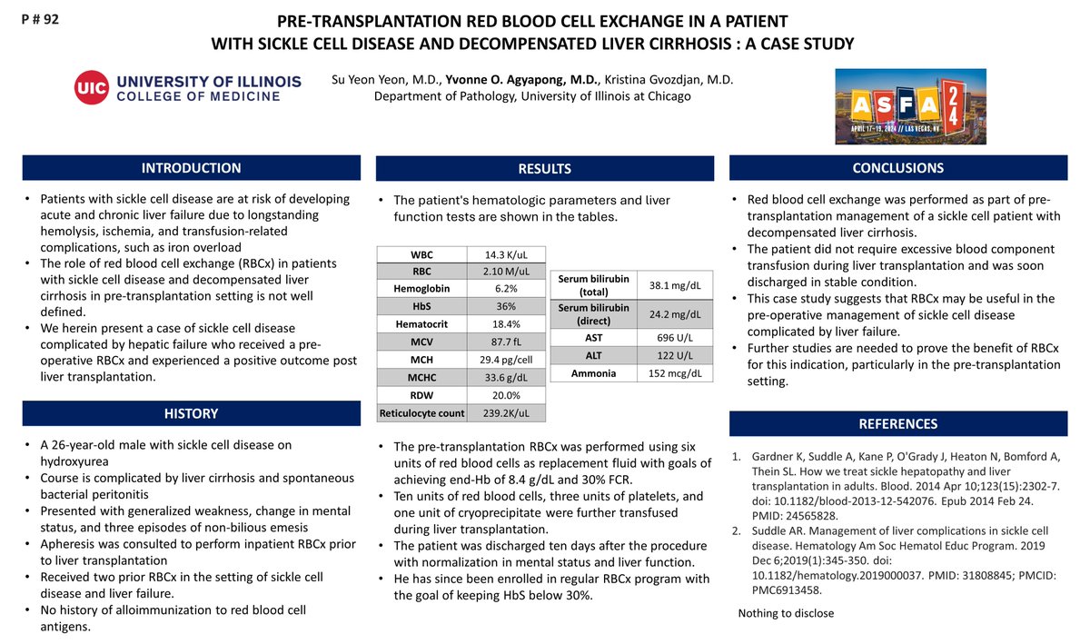 Congratulations to our residents who attended the Midwest Clinical & Translation Research Meeting and the 45th Annual Meeting American Society for Apheresis 2024! Great job everyone!! 🥰