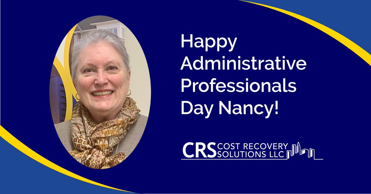 CRSCostSeg's tweet photo. Whether keeping us on track at staff meetings, organizing client data and billing, setting up site visits, finalizing client reports, running special projects or doing hundreds of other tasks, office manager Nancy Ruiter gets it done! We are so lucky that she's part of our team. https://t.co/Lk5W1sGOdg
