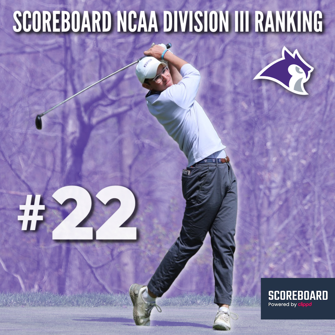 MEN'S GOLF: For the second straight week, the Owls came in at No. 22 in the weekly Scoreboard Powered by Clippd NCAA Division III ranking. The Owls have won two straight tournaments and will be back in action Sunday at Denison University's Spring Shootout.