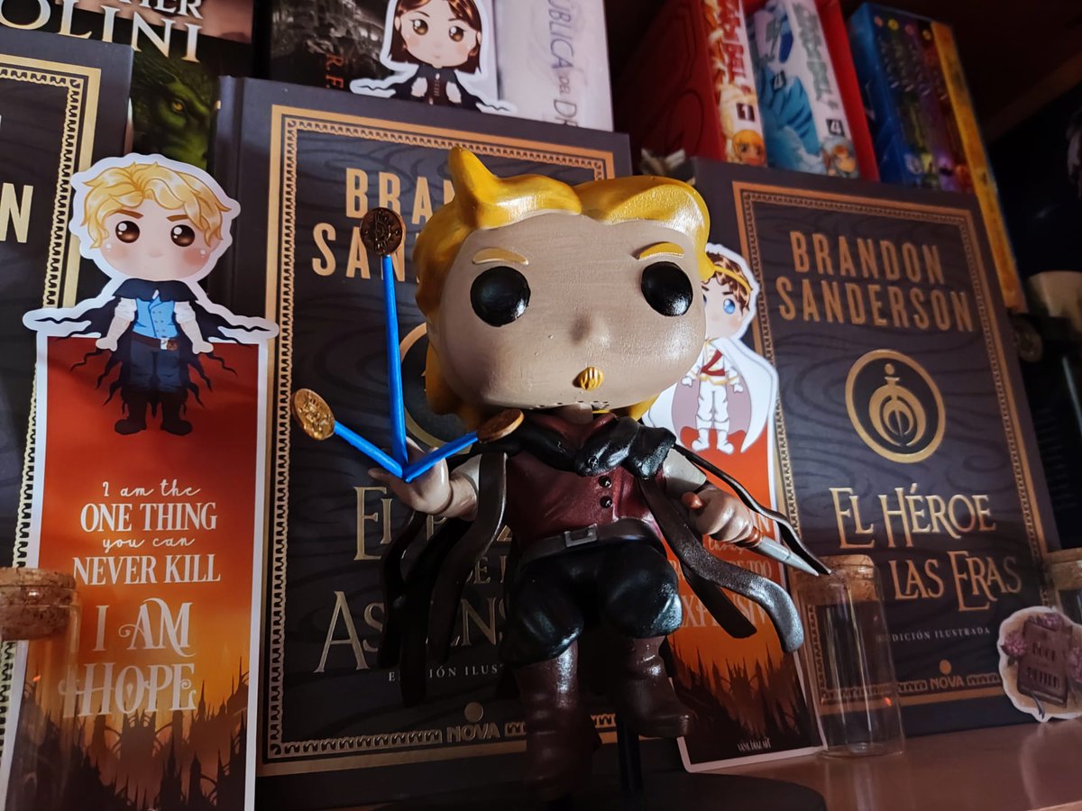 BarrryFlash's tweet photo. Me ha llegado hoy esta pedazo de maravilla de funko de Kelsier de Nacidos de la Bruma! 😍😍😍😱😱😱 Mil gracias por tremendo currazo de figura! Sois unos pedazo de cracks! Mi nuevo funko favorito! Me hace una ilusión increíble! 🥳🥳🥳🙌🙌@akaeggest @imprimiendo_3D @JuanmaStudio https://t.co/umXricVVj4