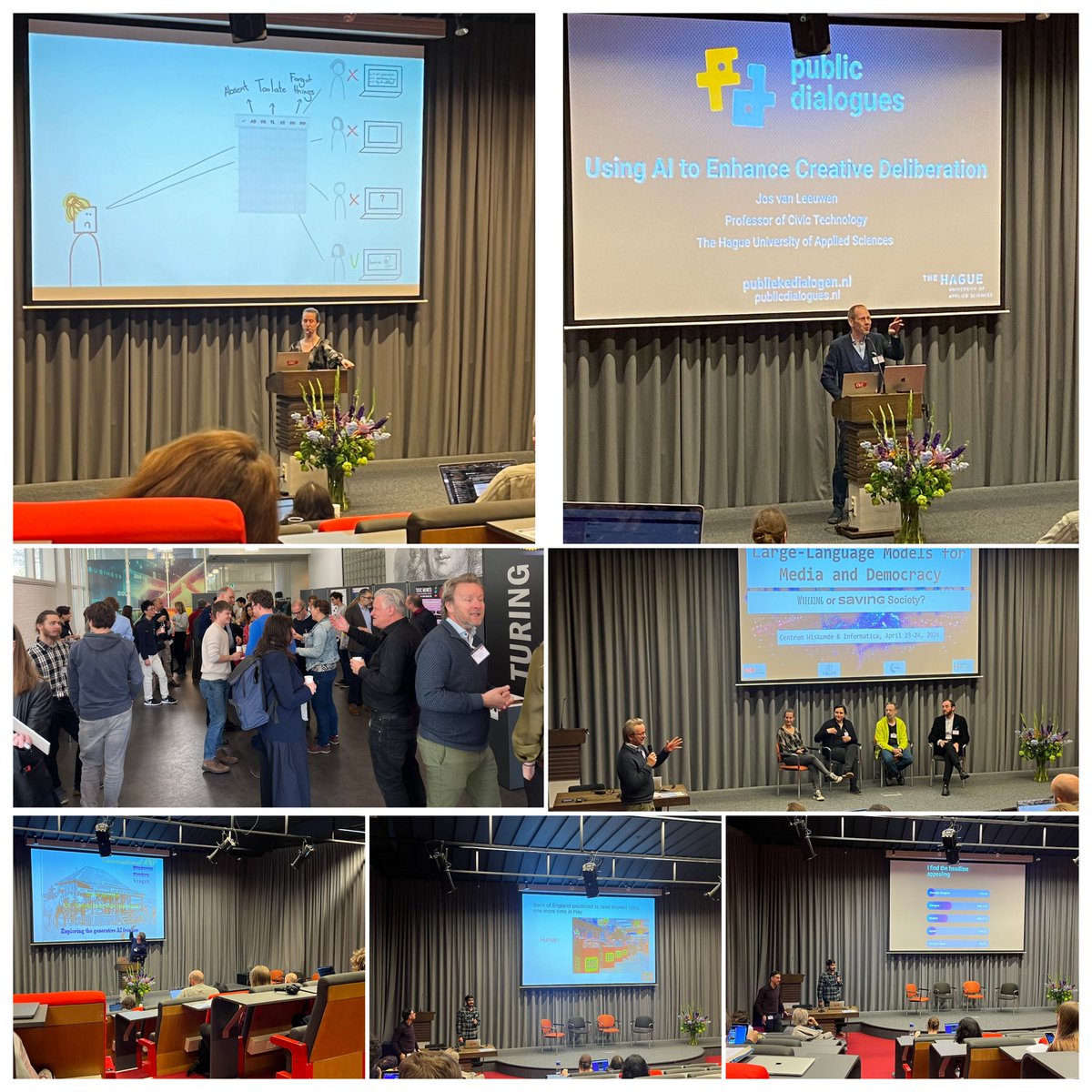 CWI (@cwinl) on Twitter photo Again an inspiring day of talks, a panel discussion on AI governance and an interactive session with the audience. Lots of lively debate and critical questions. <a href="/Felienne/">/Fay-lee-nuh/</a> Hermans spoke about the history of machine-supported learning. #AI #Media #democracy #LLMs Again an inspiring day of talks, a panel discussion on AI governance and an interactive session with the audience. Lots of lively debate and critical questions. <a href="/Felienne/">/Fay-lee-nuh/</a> Hermans spoke about the history of machine-supported learning. #AI #Media #democracy #LLMs