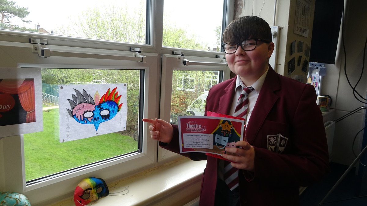 We were blown away by all the amazing entries to our mask competition to celebrate World Theatre Day! Well done to our winners; Indie, Sola, Diamond, Cory, Layla and Maddison! raynerstephens.org.uk/news/2024-04-2…