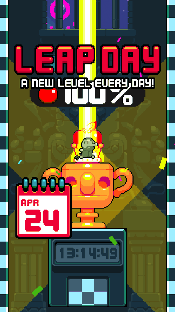 Just beat 4/24/2024 in Nitrome's #Leapday!