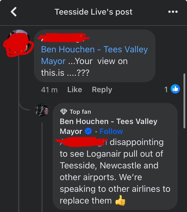 What exactly is Houchen’s role within the airport? Can someone please tell me?