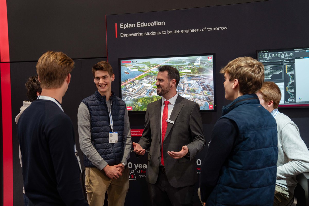 EPLAN Global (@eplan_global) on Twitter photo Half time at Hannover Messe - A big thank you to all visitors for the valuable discussions so far. The overwhelming interest in our joint booth with Rittal, Cideon and German Edge Cloud underlines that the four companies offer the right solutions for our customers' challenges. Half time at Hannover Messe - A big thank you to all visitors for the valuable discussions so far. The overwhelming interest in our joint booth with Rittal, Cideon and German Edge Cloud underlines that the four companies offer the right solutions for our customers' challenges.