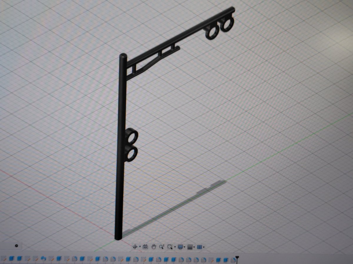 夜模型 今日はミニジオラマサーカス用の踏切部品を3Dプリンターで適当に焼き焼き モデル化が適当なので試作品の残骸が大量にw バリ取って下地塗装までして今日はおしまい リード線付きのLED補充しなくちゃ😅 #3Dプリンター #ミニジオラマサーカス