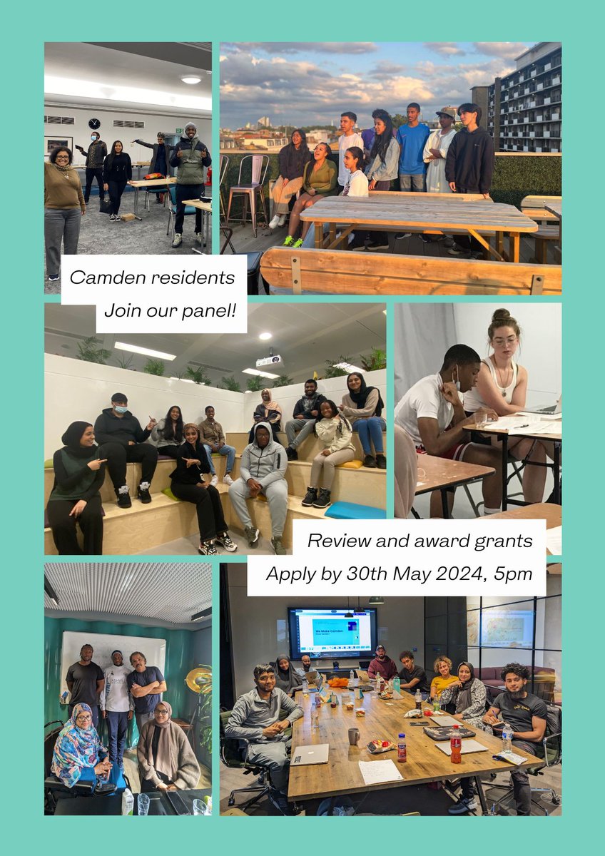 🔍 Panel Role Opportunity Alert! Join our Year 4 We Make Camden Kit Panel and and help review and award grants to local initiatives. 🌟 Your voice matters—apply now! ow.ly/IgMz50RnhJi Forward on to anyone who might be interested!